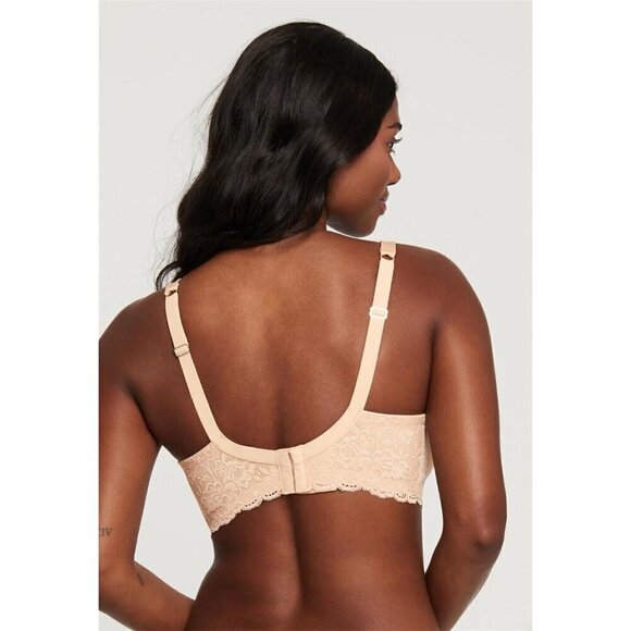 Montelle 40E Bra Tan Nude Pure Plus Full Cup Contour T-shirt Underwire 9320 - Picture 2 of 6